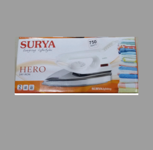 Usha Armor 1100W Dry Iron  2 Years Warranty | (Purple & White)