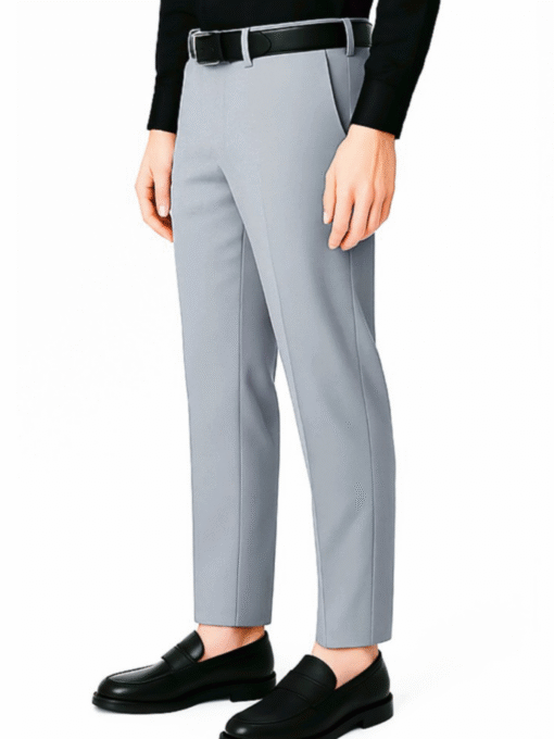 Regular Feed Formal Pant light Grey - Image 4