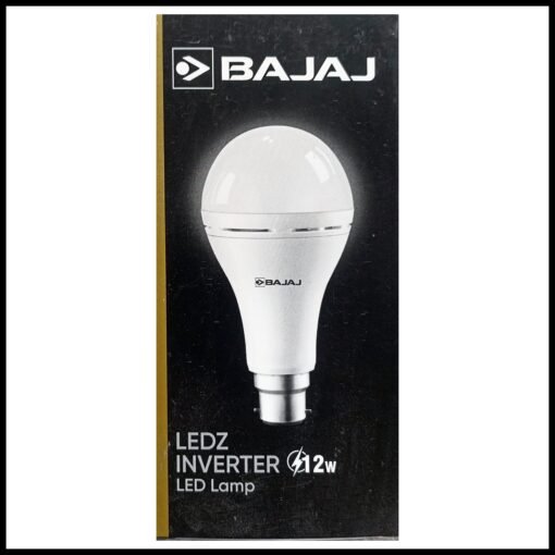 BAJAJ 12W B22 WHITE EMERGENCY INVERTER Lamp LED BULB PACK OF-01 8 hrs Bulb Emergency Light  (White)
