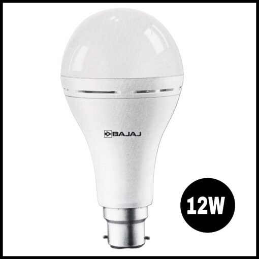 BAJAJ 12W B22 WHITE EMERGENCY INVERTER Lamp LED BULB PACK OF-01 8 hrs Bulb Emergency Light  (White) - Image 2