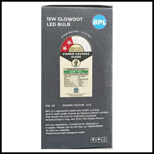 💡 BPL Glowdot 15W LED Bulb pack of 1 - Image 4