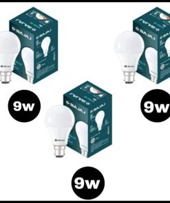 💡 Bajaj 9W LED Bulb – Brightness with Bajaj Brilliance! ✨ Pack of 3