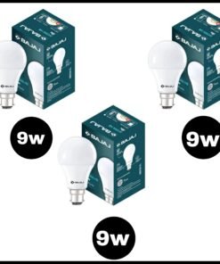 💡 Bajaj 9W LED Bulb – Brightness with Bajaj Brilliance! ✨ ( Pack of 3 ) Guarantee 1 Years Cad