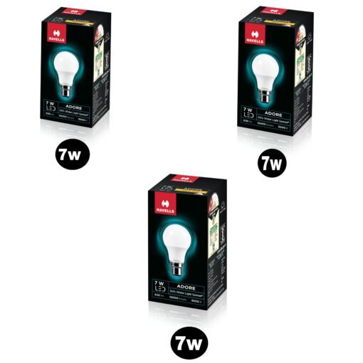 💡 Havells 7W LED Bulb – Compact, Bright & Energy-Efficient! 🌟 Pack of 3