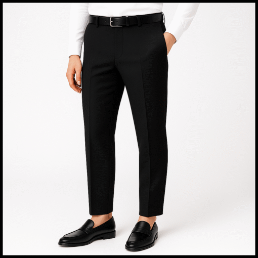 Regular feed Formal Pant for men ( Black)