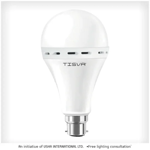 TISVA 9 W Basic Round B22 D LED Bulb  (White) 9 watt Pack of 2 - Image 3