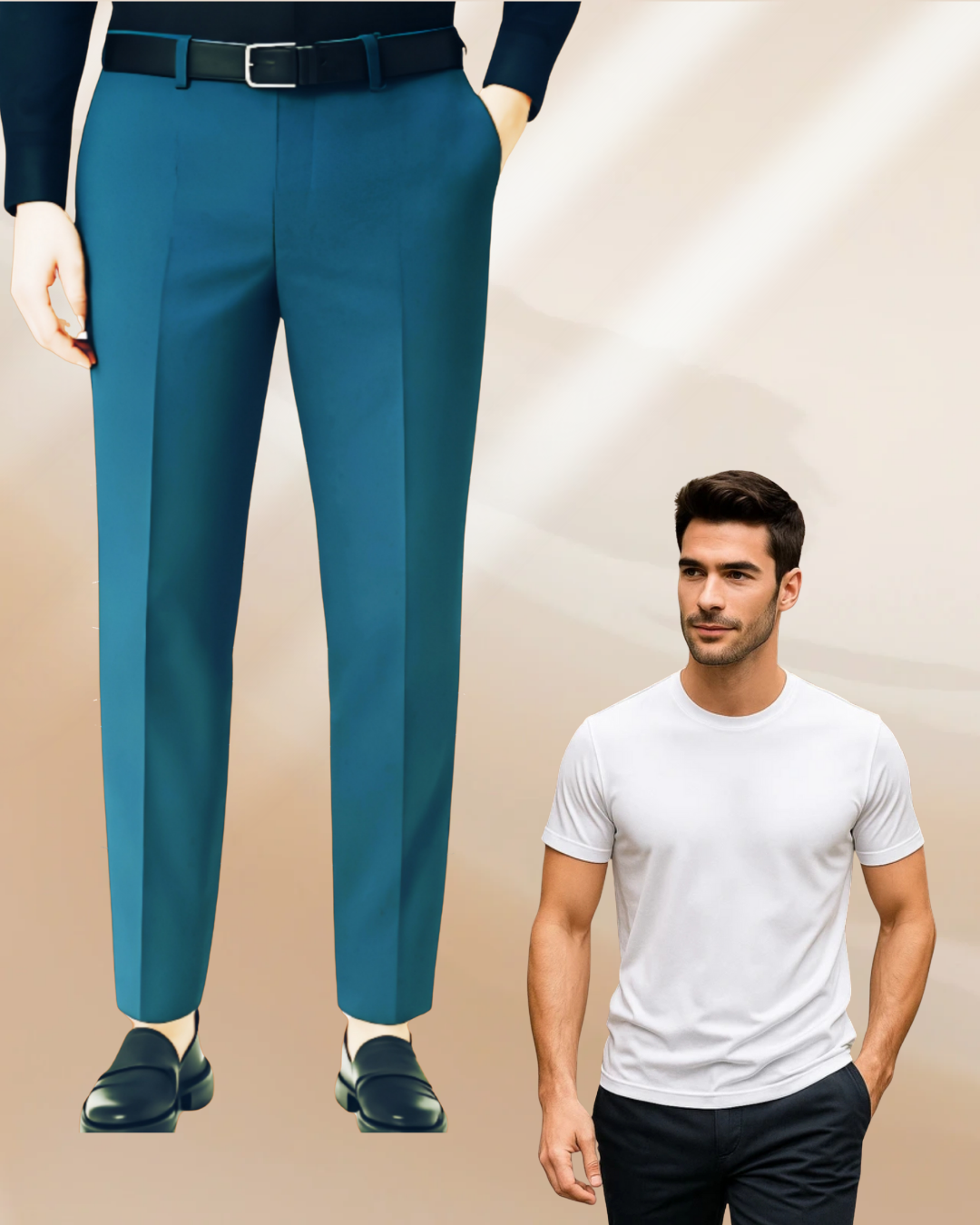 Regular Formal Pant Buy 1 Get 1 T-Shirt Free