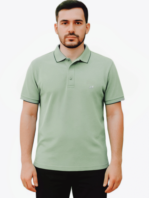 H&M Premium t-shirt  Light jaded Green