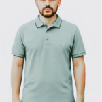 H&M Premium t-shirt Light jaded Light Emrald Green