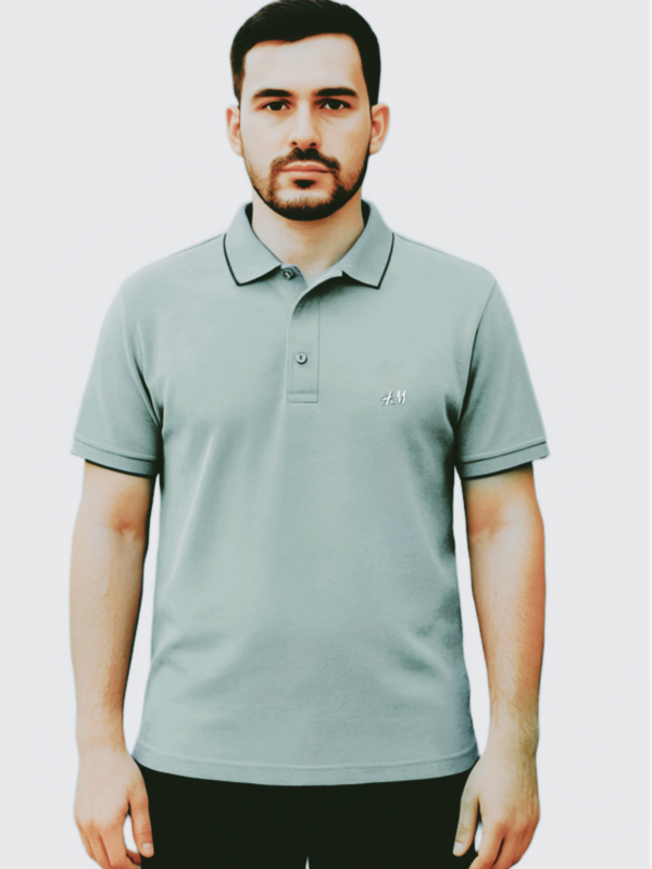 H&M Premium t-shirt Light jaded Light Emrald Green