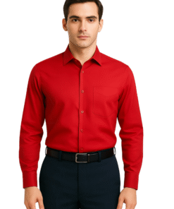 formal shirt is to maintain a professional look for men Shirt ( Red)