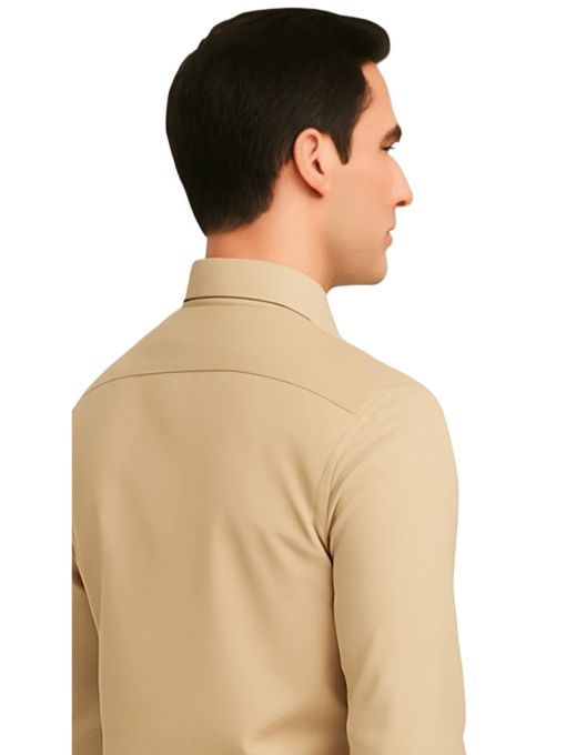 formal shirt i a professional look for men Shirt (Cream ) - Image 3