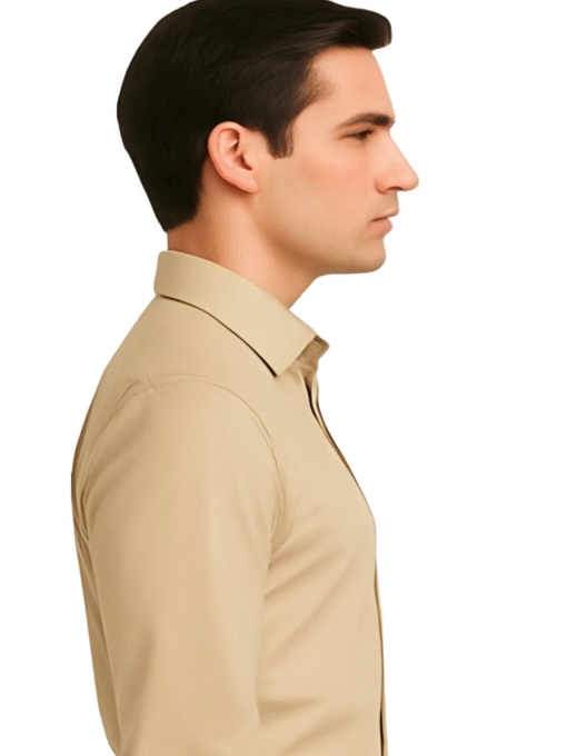 formal shirt i a professional look for men Shirt (Cream ) - Image 2