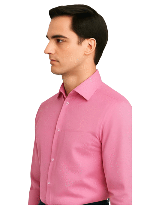 formal shirt i a professional look for men Shirt (Light Pink ) - Image 2