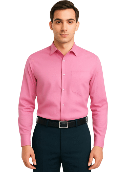 formal shirt i a professional look for men Shirt (Light Pink )