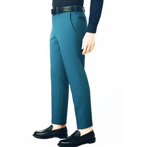 Dk Shopzon Regular pant for men (Tourquse) - Image 2