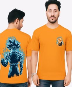 Loose Round Neck T-Shirt for Men ( Aqua ) (Copy)