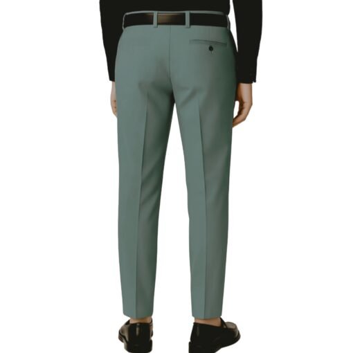 Stylish Formal pant for men's ( peacock) - Image 3