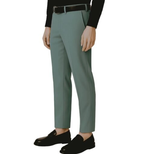 Stylish Formal pant for men's ( peacock) - Image 2