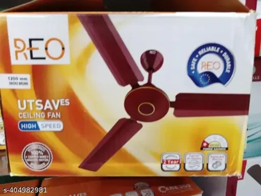 HAVELLS Reo Utsav 1 Star 1200 mm 3 Blade Ceiling Fan  (Brown | Pack of 1) - Image 4