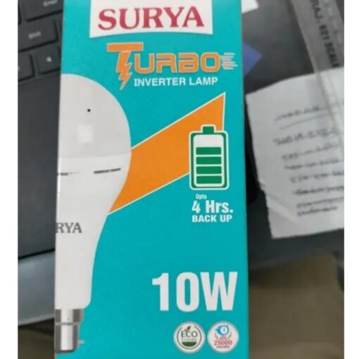 Surya Accent Emergency LED Bulb (10W, Pack of 1) 1 Years Guarantee Cart - Image 6