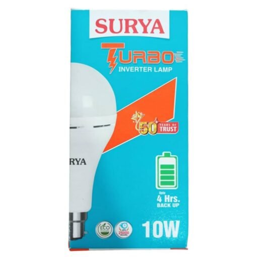 Surya Accent Emergency LED Bulb (10W, Pack of 1) 1 Years Guarantee Cart - Image 5