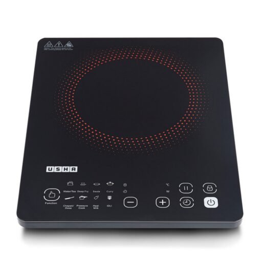 USHA Induction Cooktop 2000W with Touch Control (Black) - Image 6