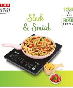 USHA Induction Cooktop 2000W with Touch Control (Black)