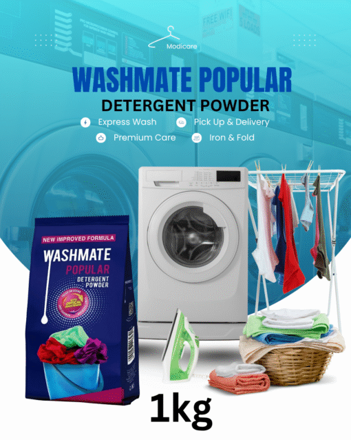 Modicare Washmate Popular Detergent Powder 1kg - Image 2
