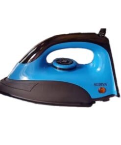 SURYA dry electric iron 1000W ( Blue ) 2 years Warantee Card