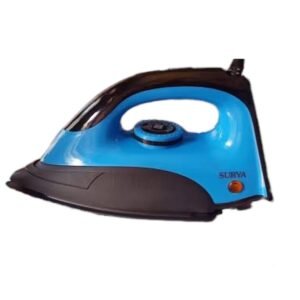 SURYA dry electric iron 1000W ( Blue ) 2 years Warantee Card