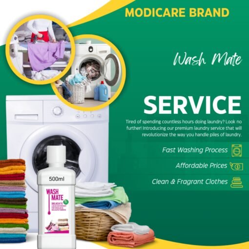 Modicare Brand 🌼✨ Washmate Delicate – Liquid Detergent for Woolens & Delicates 500ml - Image 4