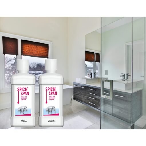 Modicare Brand 🧼🚿 Spic 'N' Span – Scale & Bathroom Cleaner 250ml + 250 ml - Image 2