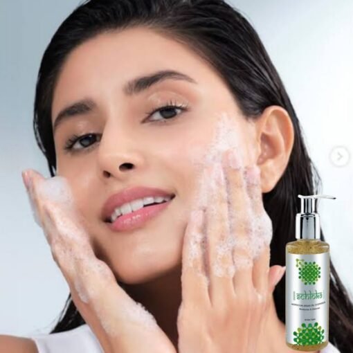 Modicare 💆‍♀️✨ SHLOKA Moroccan Argan Oil Cleanser – face wash Your Daily Glow Partner 200ml - Image 4