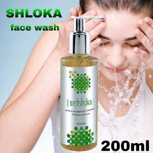 Modicare 💆‍♀️✨ SHLOKA Moroccan Argan Oil Cleanser – face wash Your Daily Glow Partner 200ml
