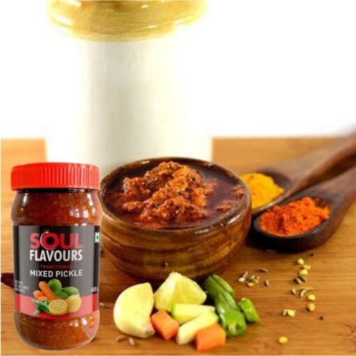 Soul Flavours Traditional Mixed Pickle – स्वाद की परंपरा आचार 400gm - Image 2