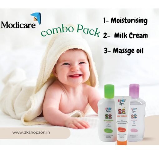 Modicare - Baby Spa Nutritional Skin Care Kit 50gm + 200ml +200ml (Combo Pack) - Image 4