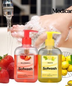 SoftWash Combo Pack (Citrusy Lime 🍋 + Berry Strawberry 🍓) | Handwash, Shower Gel & Bubble Bath | Antibacterial | Skin Nourishment | Family Safe