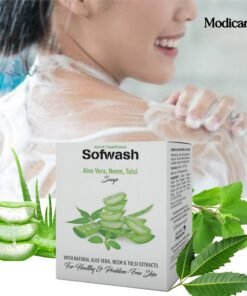Modicare (Sofwash Aloe Vera, Neem & Tulsi Soap) 4 यूनिट × 75 g = 300 gm