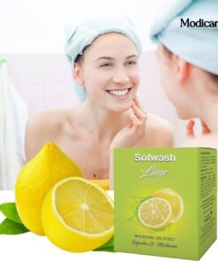Modicare🧼 Sofwash Lime Soap 4 Unit × 75g = 300g