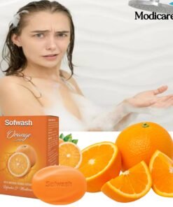 Modicare 🧼 Sofwash Orange Soap 🍊 4 यूनिट x 75g = 300g