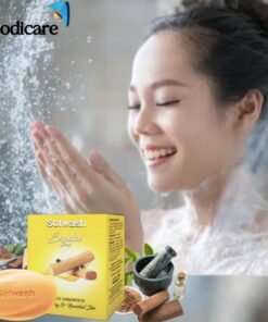 Modicare (Sofwash Sandal Soap) 🌿 PURE SANDALWOOD OIL Soap 4 Unit × 75 g = 300 g