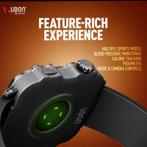 UBON SW-201 Active Plus Smart Watch Good Feel Life Stylish - Image 3