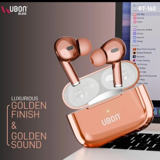 UBON BT-160 BassPlus: Wireless Earbuds with Noise Isolation , Touch Control & Type-C Charging - Image 2