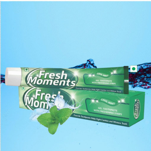✨ Fresh Moments Gel Toothpaste with Freshening Strips – Cool Mint Flavor ✨ - Image 2