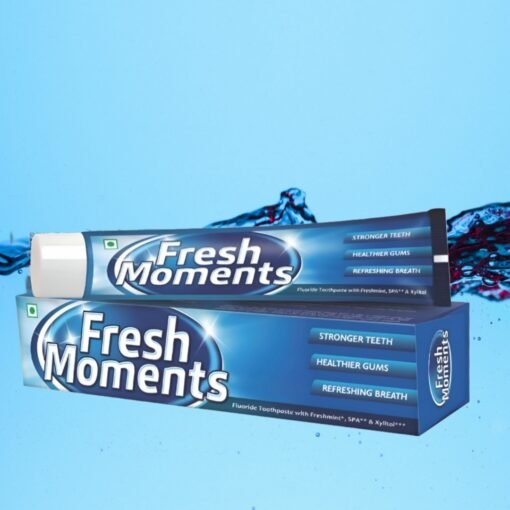 ✨ Fresh Moments Fluoride Toothpaste with FreshMint, Spa & Xylitol – Premium Whitening & Cavity Protection ✨