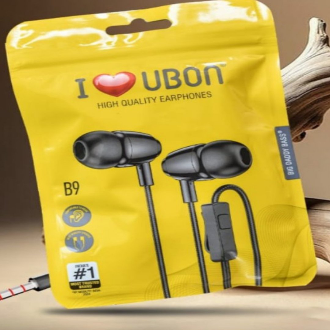 UBON B9 High Quality Wired Earphones | Big Daddy Bass