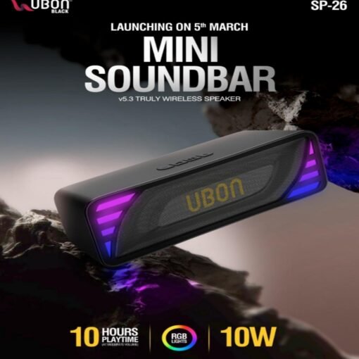 UBON SP-26 Mini Soundbar – The Best Quality Compact Wireless Speaker! - Image 2