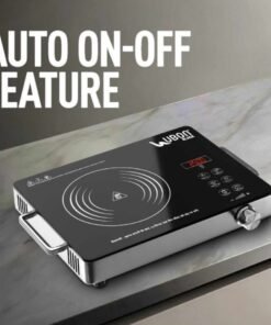 UBON Black IC-101 2500W Infrared Electric Induction Cooktop