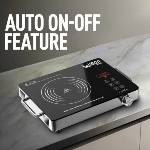 UBON Black IC-101 2500W Infrared Electric Induction Cooktop